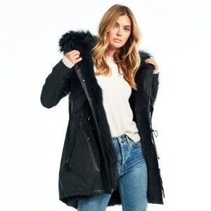 Sam. LUXE LIMELIGHT PARKA - size small. original price $1995.00 (real fur)